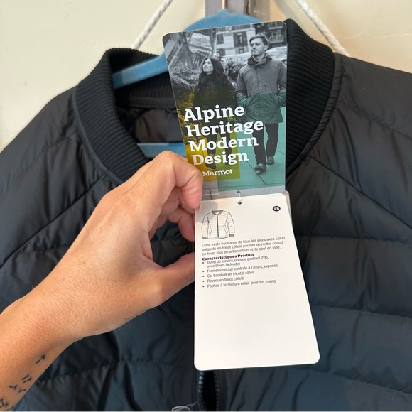 NEW with tags- Marmot Ion Escape 700 Fill Black Goose Down Puffer - Picture 6 of 9